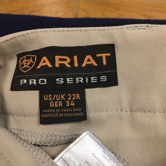 Ariat Olympia side zip breeches 22 Reg tan - Picture 7 of 7
